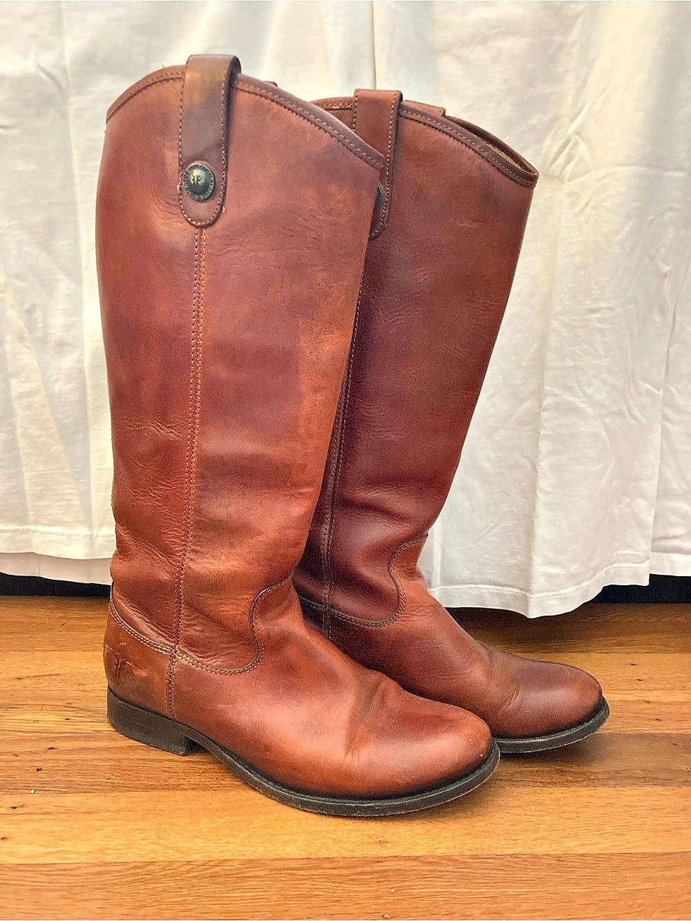 FRYE Melissa button riding boots 7.5/38 Women’s
